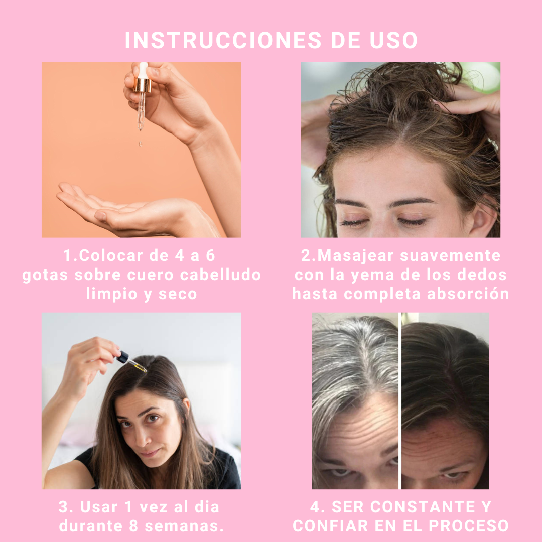 Suero Anti-Canas EVERCOLOR - ¡De Canas a Impactante! Activa Tu Tono Natural!