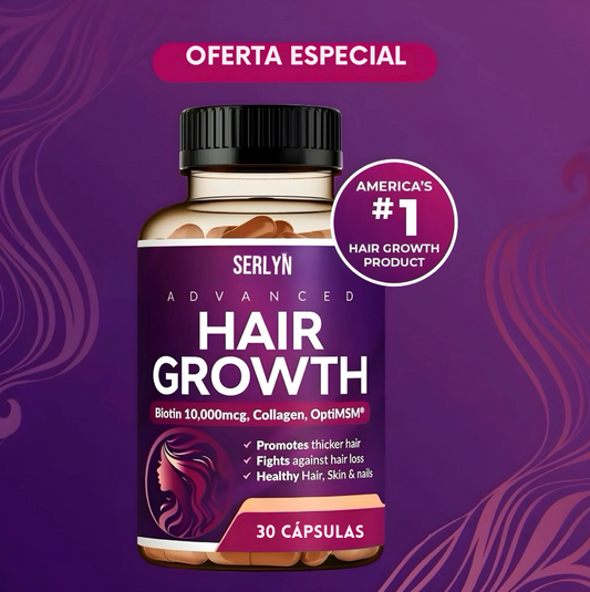 Hair Growth: El Secreto para un Cabello Lujoso, Fuerte y con Brillo