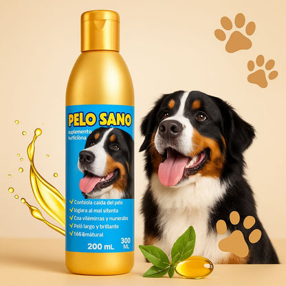 PELO SANO™: El Secreto 100% Orgánico para un Pelaje Brillante y una Piel Sin Problemas.