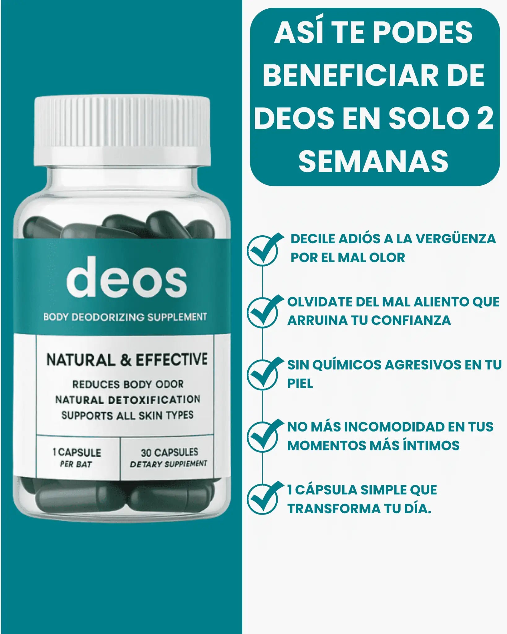 DEOS - Elimina el olor desde adentro – Mi tienda